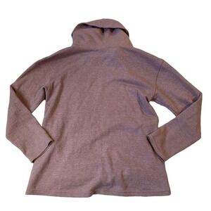 Burton Womens Cotton Pockets Long Sleeve Turtleneck Sweatshirt Size Large